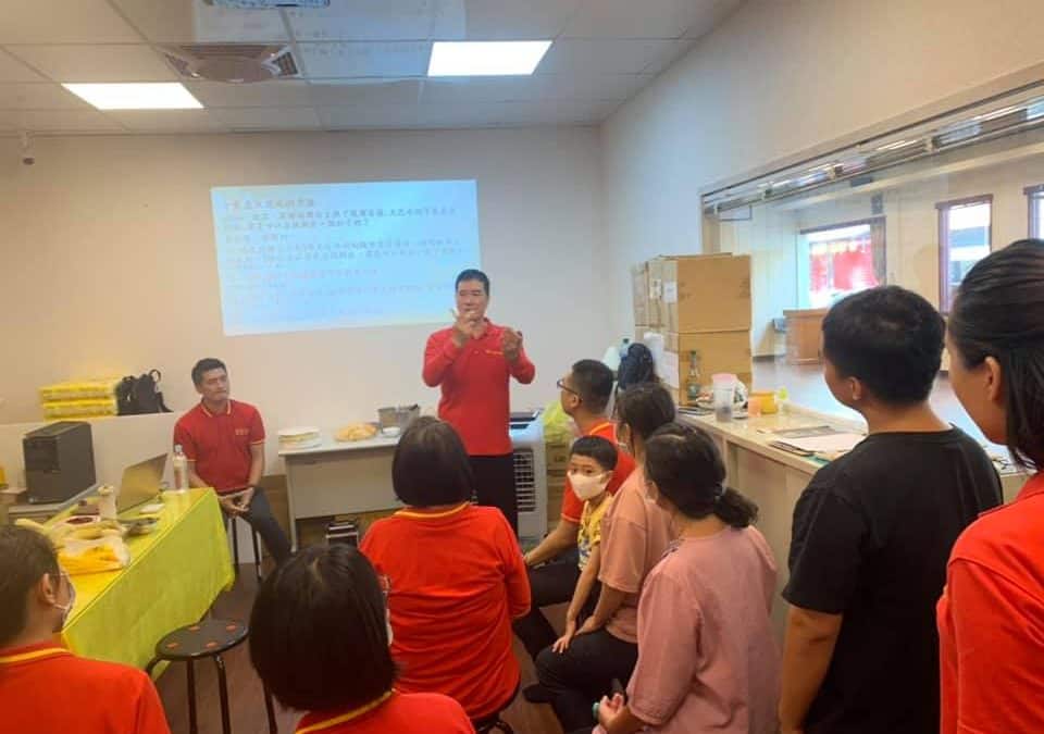 竹北觀音堂舉行設佛台交流